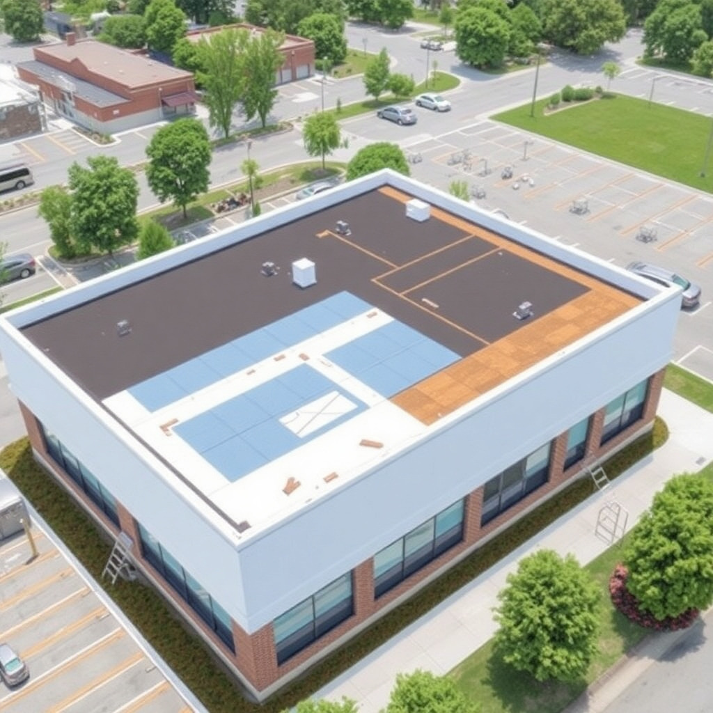 New commercial roof installation Houston