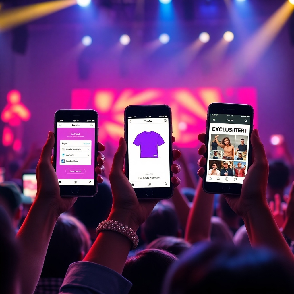 Concert monetization and digital revenue streams