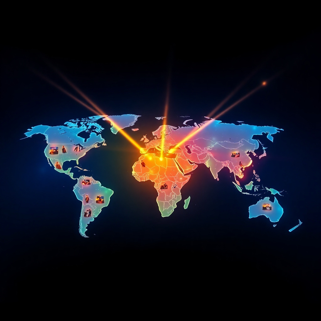 Global concert streaming reach