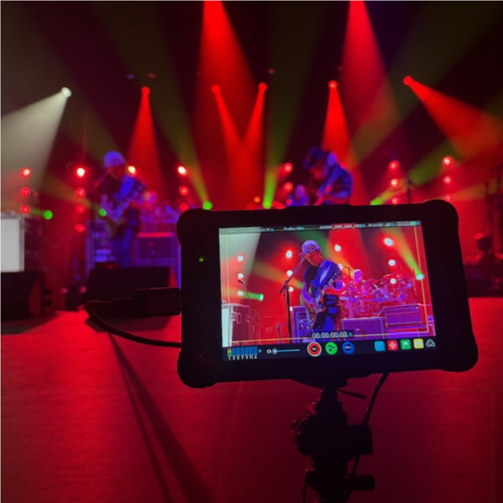 Professional concert stage lighting and visuals